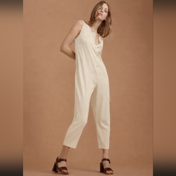 Wilfred Pants - Le Fou Wilfred Jumpsuit – Bone, Size XS